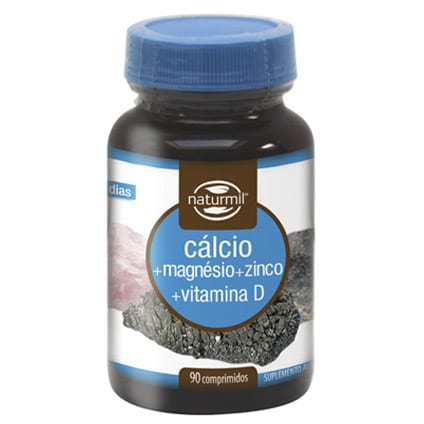 Naturmil Cálcio Magnésio Zinco Vitamina D 90 comprimidos