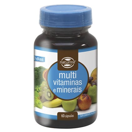 Naturmil Multivitaminas Minerais 60 cápsulas Ecoonatural