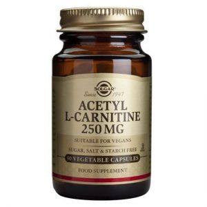 Solgar Acetyl L-Carnitine 250mg 30 cápsulas