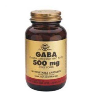 Solgar Gaba 500mg 50 cápsulas