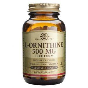 Solgar L-Ornithine 500mg 50 cápsulas
