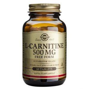 Solgar L-Carnitine 500mg 60 comprimidos