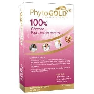 Phytogold® 100% Cérebro para a Mulher Moderna 30 ampolas