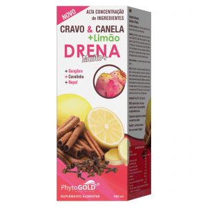 Phytogold Cravo & Canela + Limão Drena Muito+ 500ml