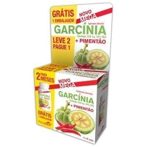 Phytogold Pack Garcínia 1200mg + Pimentão 60 comprimidos – Leve 2 Pague 1