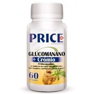 Price Glucomanano + Crómio 60 cápsulas