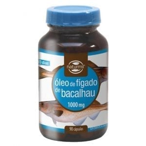 Naturmil Óleo de Fígado de Bacalhau 1000mg 90 cápsulas