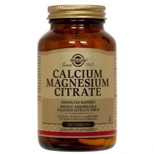 Solgar Calcium Magnesium Citrate 50-100 comprimidos
