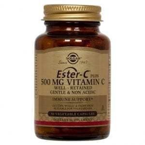 Solgar Ester-C Plus 500mg 50 cápsulas vegetais