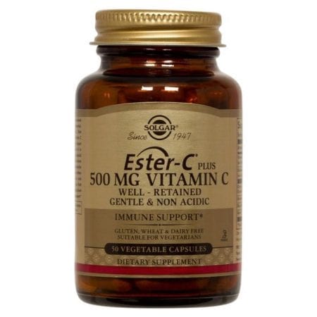 Solgar Ester-C Plus 500mg Vitamin C 50 cápsulas vegetais