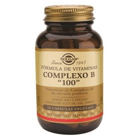 Solgar Fórmula de Vitaminas Complexo B 100 50 cápsulas vegetais