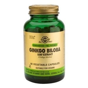 Solgar Ginkgo Biloba 60 cápsulas vegetais