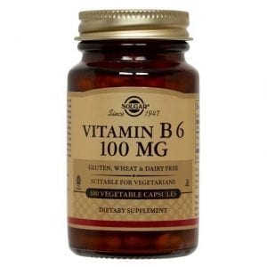Solgar Vitamin B6 100mg 100 cápsulas vegetais