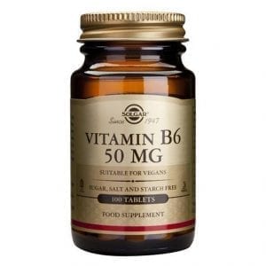 Solgar Vitamin B6 50mg 100 comprimidos