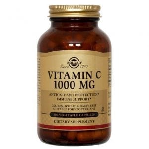 Solgar Vitamin C 1000mg 100 cápsulas vegetais