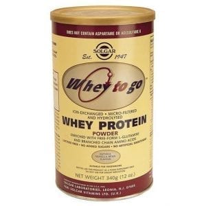 Solgar Whey to Go (Proteína em pó – Baunilha) 340g