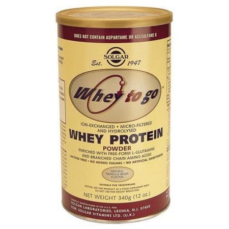 Solgar Whey to Go (Proteína em pó - Baunilha) 340g