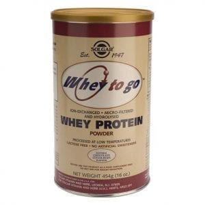 Solgar Whey to Go (Proteína em pó – Chocolate) 454g