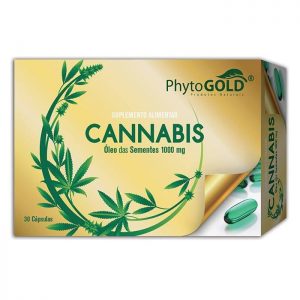 Phytogold® Cannabis Óleo das Sementes 1000mg 30 cápsulas